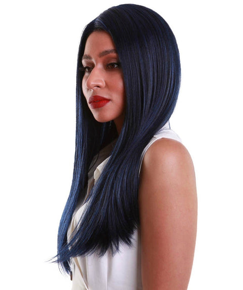 Long Curly Human Hair Lace Front Wigs with Bangs in USA