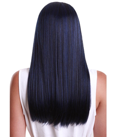 Long Curly Human Hair Lace Front Wigs with Bangs in USA