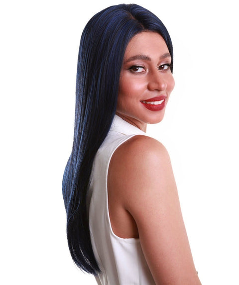 Long Curly Human Hair Lace Front Wigs with Bangs in USA