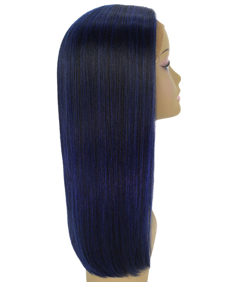 Long Curly Human Hair Lace Front Wigs with Bangs in USA