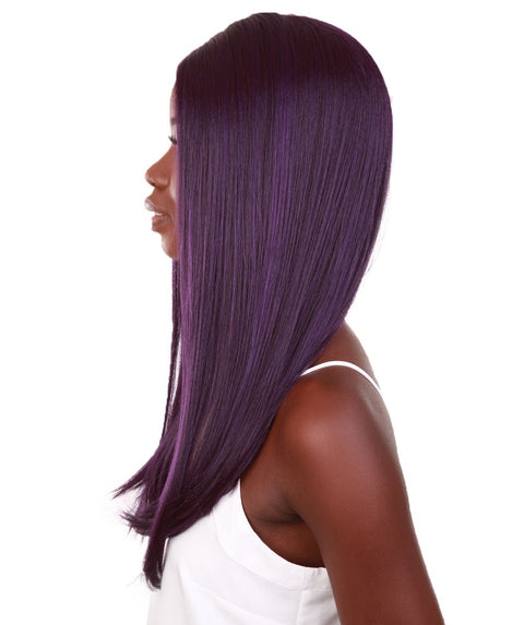 Long Curly Human Hair Lace Front Wigs with Bangs in USA