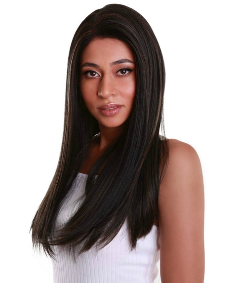 Long Curly Human Hair Lace Front Wigs with Bangs in USA