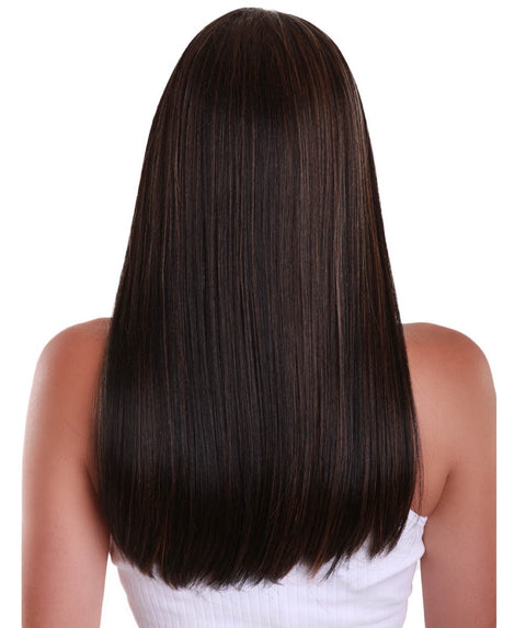 Long Curly Human Hair Lace Front Wigs with Bangs in USA