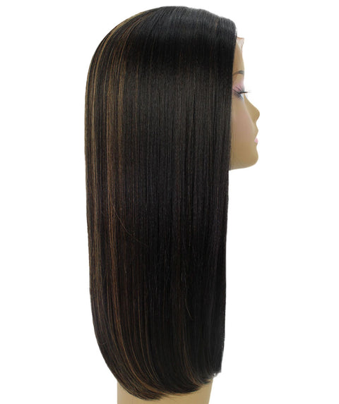 Long Curly Human Hair Lace Front Wigs with Bangs in USA