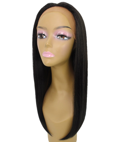 Long Curly Human Hair Lace Front Wigs with Bangs in USA