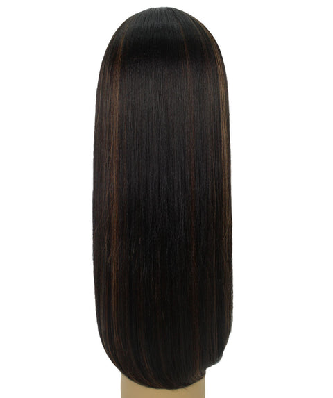 Long Curly Human Hair Lace Front Wigs with Bangs in USA