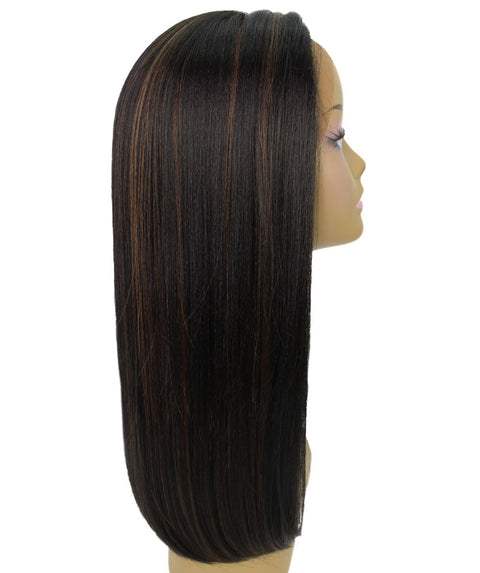 Long Curly Human Hair Lace Front Wigs with Bangs in USA