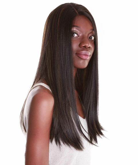 Long Curly Human Hair Lace Front Wigs with Bangs in USA