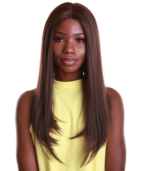 Long Curly Human Hair Lace Front Wigs with Bangs in USA