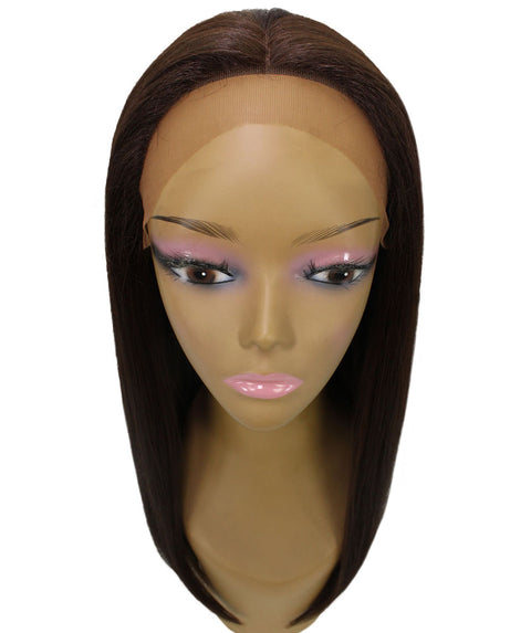 Long Curly Human Hair Lace Front Wigs with Bangs in USA