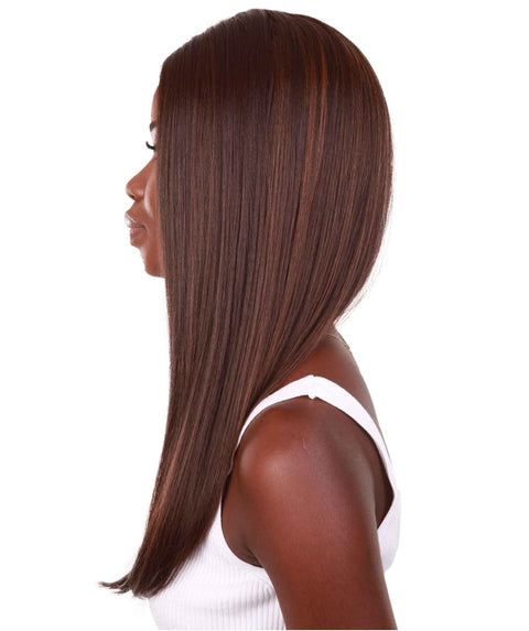 Long Curly Human Hair Lace Front Wigs with Bangs in USA