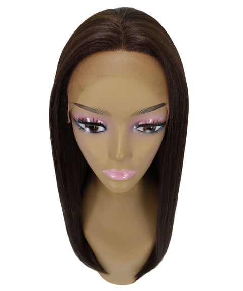 Long Curly Human Hair Lace Front Wigs with Bangs in USA