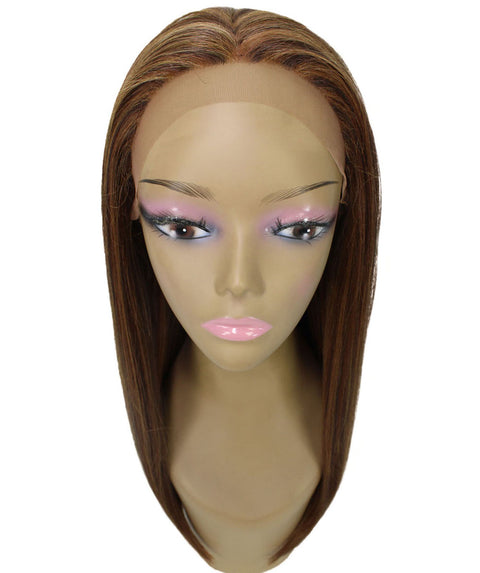 Long Curly Human Hair Lace Front Wigs with Bangs in USA