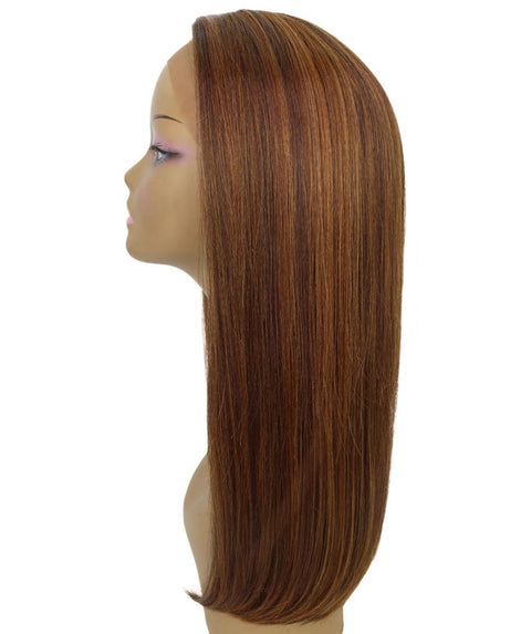 Long Curly Human Hair Lace Front Wigs with Bangs in USA