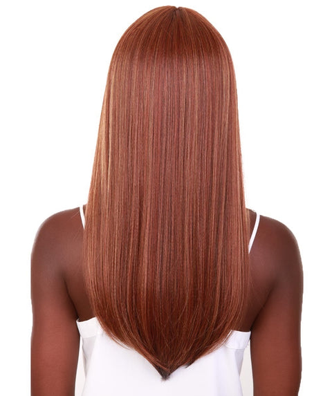 Long Curly Human Hair Lace Front Wigs with Bangs in USA