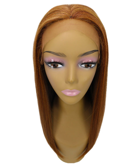 Long Curly Human Hair Lace Front Wigs with Bangs in USA