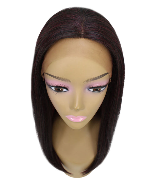 Long Curly Human Hair Lace Front Wigs with Bangs in USA