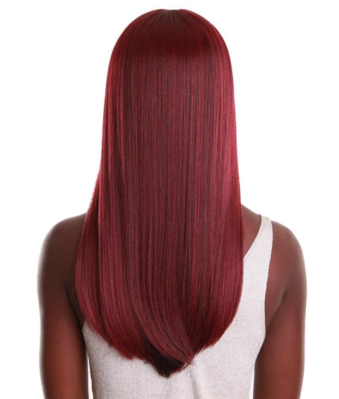 Long Curly Human Hair Lace Front Wigs with Bangs in USA