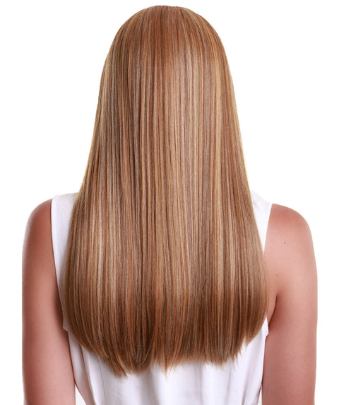 Long Curly Human Hair Lace Front Wigs with Bangs in USA