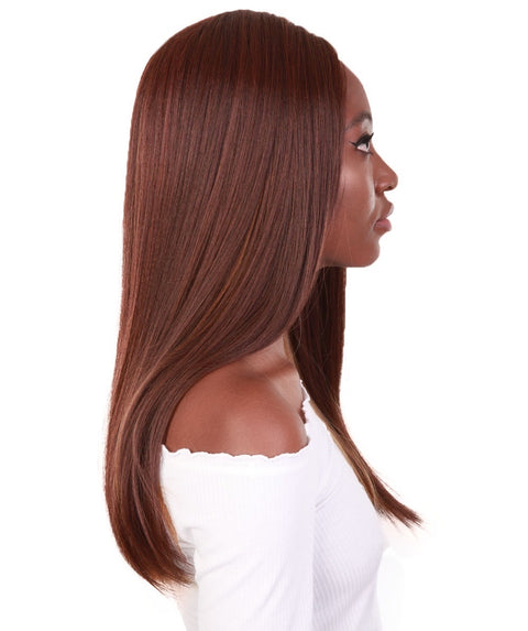 Long Curly Human Hair Lace Front Wigs with Bangs in USA