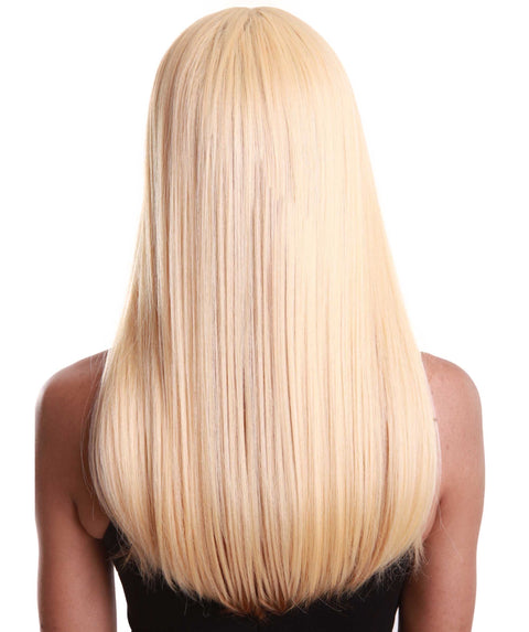 Long Curly Human Hair Lace Front Wigs with Bangs in USA