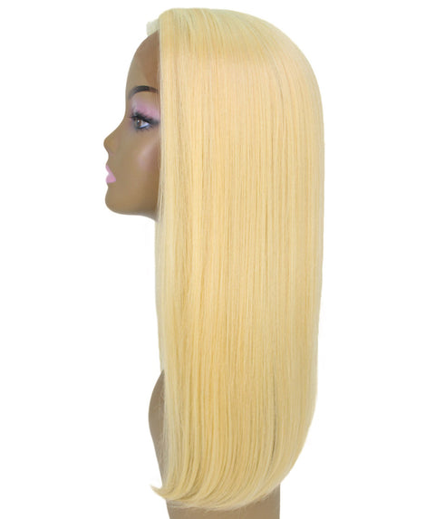 Long Curly Human Hair Lace Front Wigs with Bangs in USA