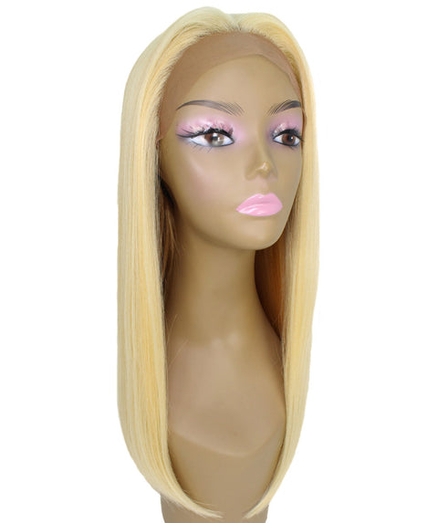 Long Curly Human Hair Lace Front Wigs with Bangs in USA