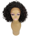 Oya Black with Aubum Angled Bob Lace Front Wig