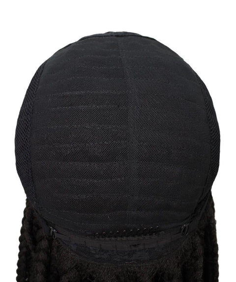 Human Hair Braiding Lace Front African American Wigs 