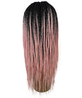 Uyai Light Pink HD Lace Braided Braided wig
