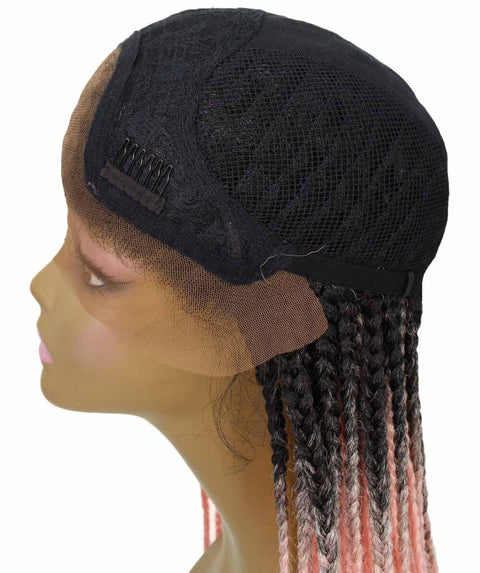 Human Hair Braiding Lace Front African American Wigs 