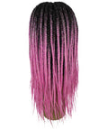 Uyai Dark Pink HD Lace Braided Braided wig