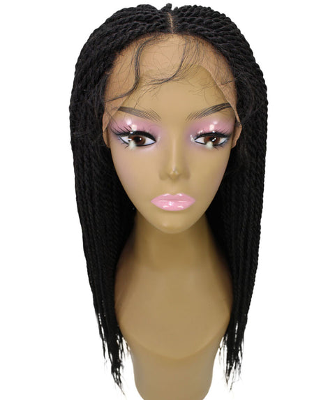 Nikkita Natural Black Twist Box Braids wig