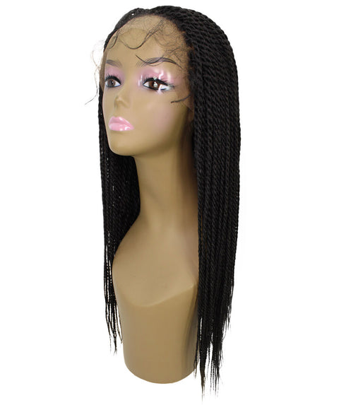 Nikkita Natural Black Twist Box Braids wig