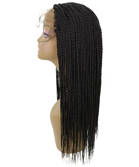 Nikkita Natural Black Twist Box Braids wig