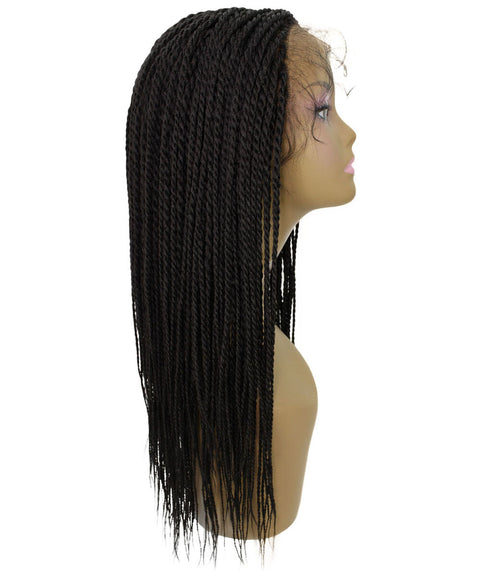 Nikkita Natural Black Twist Box Braids wig