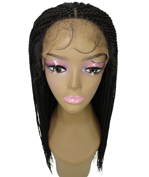 Nikkita Natural Black Twist Box Braids wig