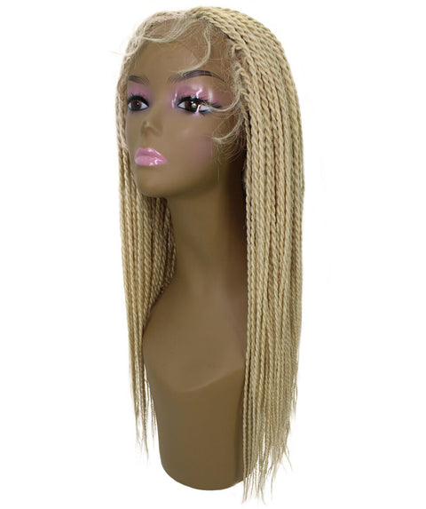 Nikkita Dark Brown Twist Box Braids wig