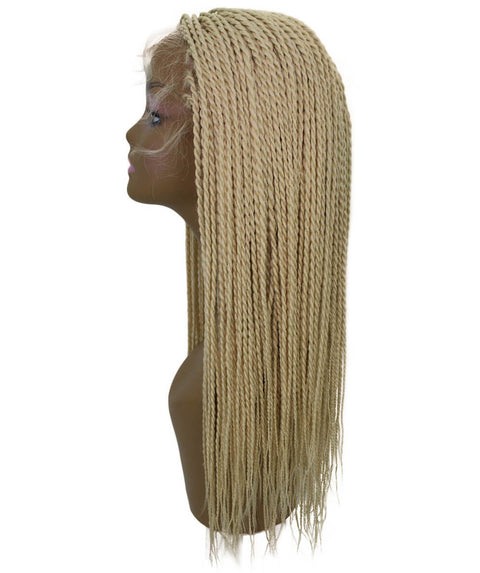 Nikkita Dark Brown Twist Box Braids wig