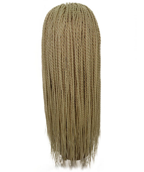 Nikkita Dark Brown Twist Box Braids wig