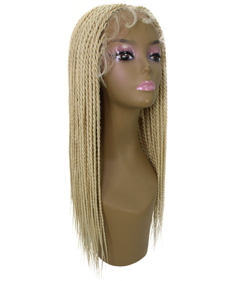 Nikkita Dark Brown Twist Box Braids wig