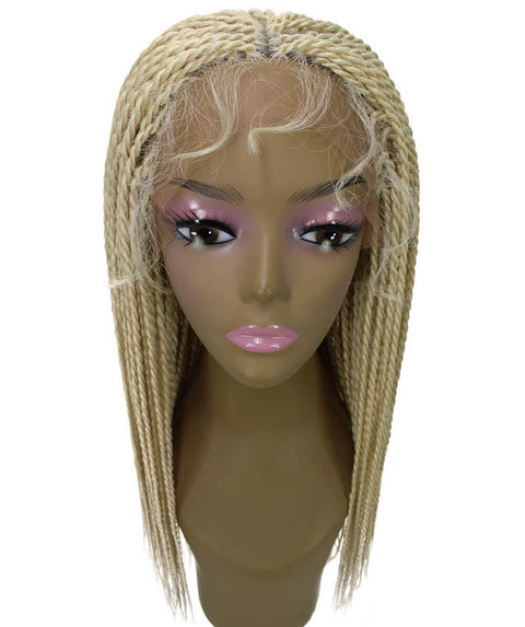 Nikkita Dark Brown Twist Box Braids wig