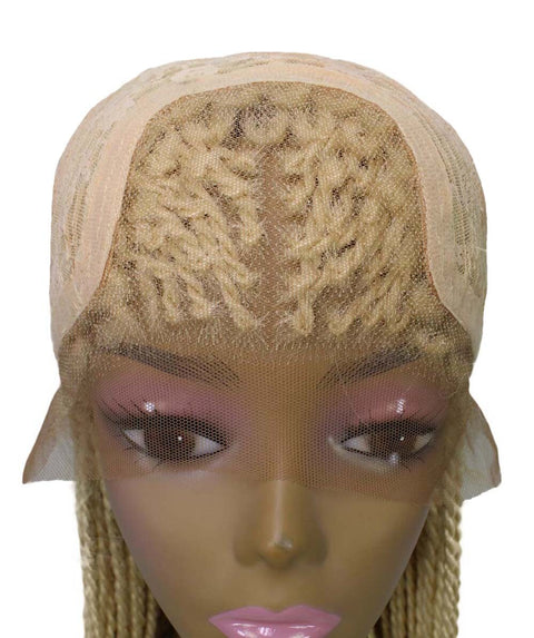 Nikkita Dark Brown Twist Box Braids wig