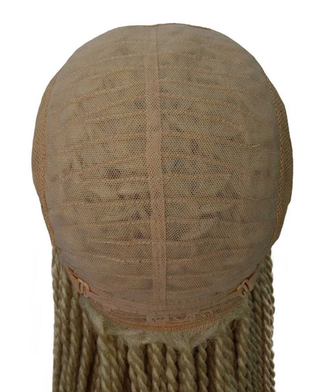 Human Hair Cheap Swiss Box Braid Lace Frontal Wigs