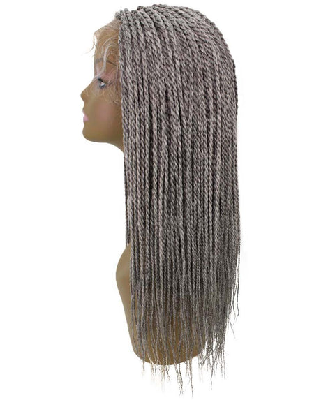 Nikkita Grey Twist Box Braids wig