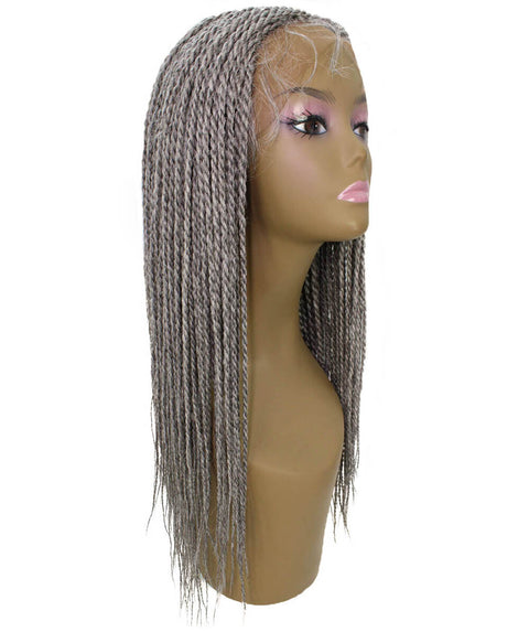 Nikkita Grey Twist Box Braids wig