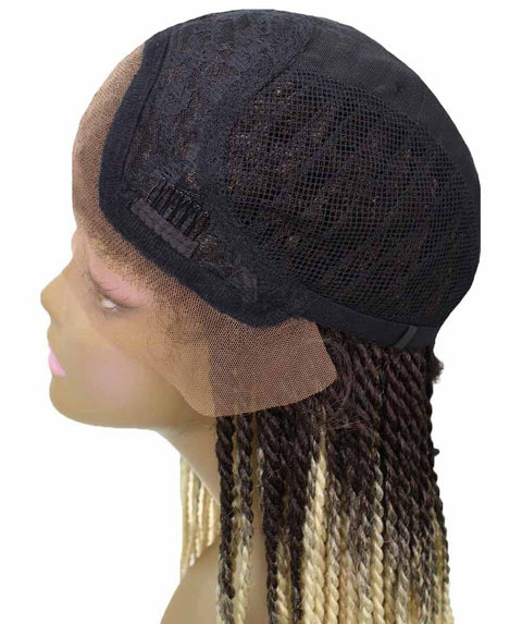 Nikkita Natural Black Twist Box Braids wig