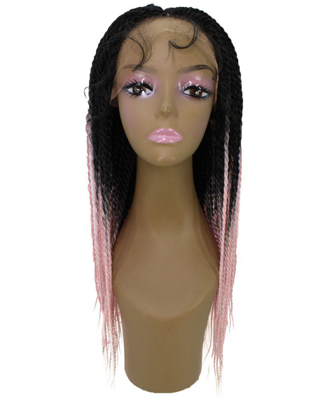 Nikkita Light Pink Twist Box Braids wig
