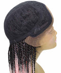 Human Hair Cheap Swiss Box Braid Lace Frontal Wigs