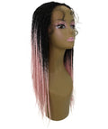 Nikkita Light Pink Twist Box Braids wig